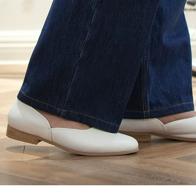 Handmade Black Leather Loafers for Men